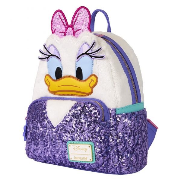 Mini sac à dos en peluche Daisy - DISNEY LOUNGEFLY Daisy 85e anniversaire