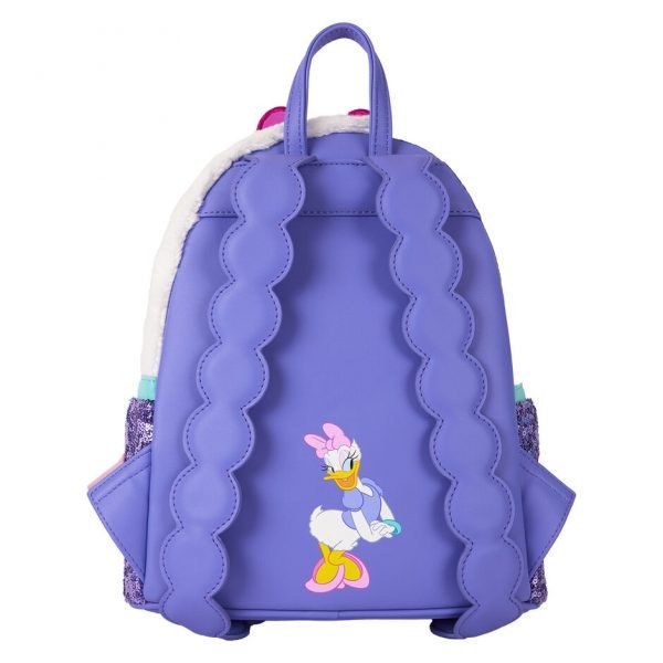 Mini sac à dos en peluche Daisy - DISNEY LOUNGEFLY Daisy 85e anniversaire