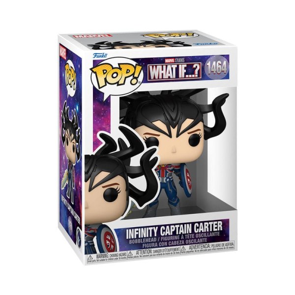 Et si...? POP! 1464 Animation Figurine en vinyle Infinity Captain Carter 9 cm