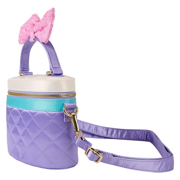 Sac à bandoulière matelassé à sequins - DISNEY LOUNGEFLY Daisy 85e anniversaire