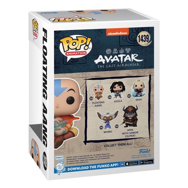 Avatar : Le Dernier Maître de l'Air POP! 1439 Animation Figurine Vinyle Aang Flottant 9 cm