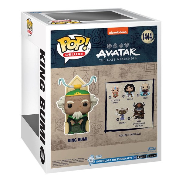Avatar : Le Dernier Maître de l'Air POP! 1444 Deluxe Vinyle King Bumi Figurine 9 cm