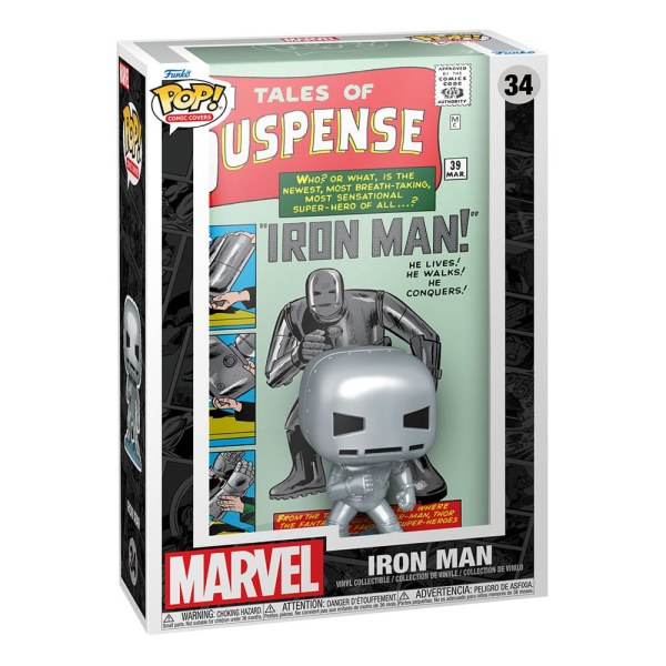 Figurine en vinyle Marvel POP! 34 Comic Cover Tales of Suspense #39 9 cm