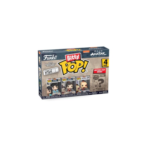 Avatar le dernier maître de l´air pack 4 figurines Bitty POP! Vinyl Azula 2,5 cm