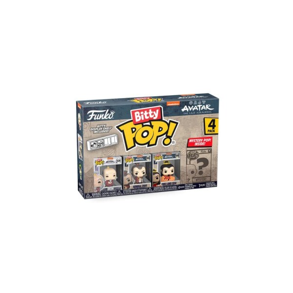 Avatar le dernier maître de l´air pack 4 figurines Bitty POP! Vinyl Iroh 2,5 cm