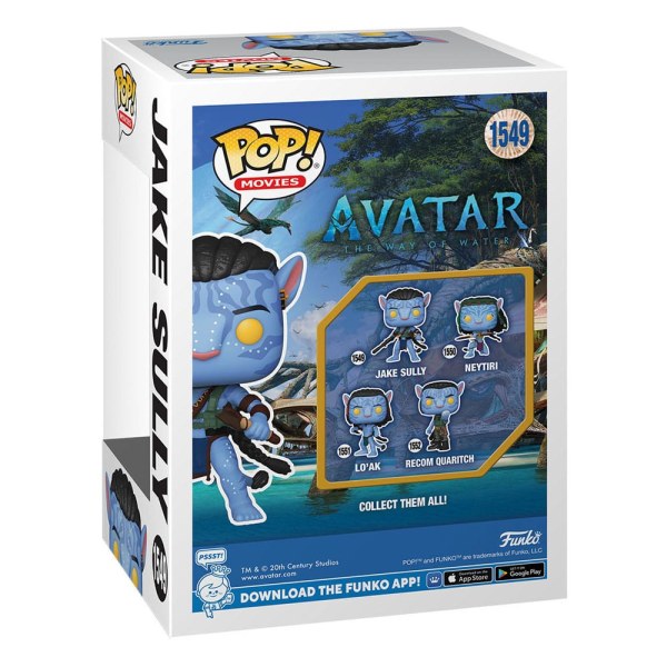 Avatar : La Voie de l'Eau POP! 1549 Movies Figurine en vinyle Jake Sully (Bataille) 9 cm