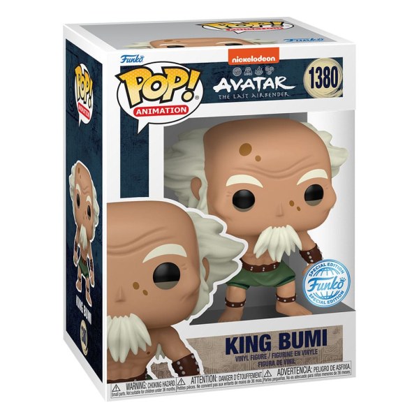 Figurine Pop! 1380 Animation Vinyl King Bumi 9 cm Avatar : Le dernier maître de l'air