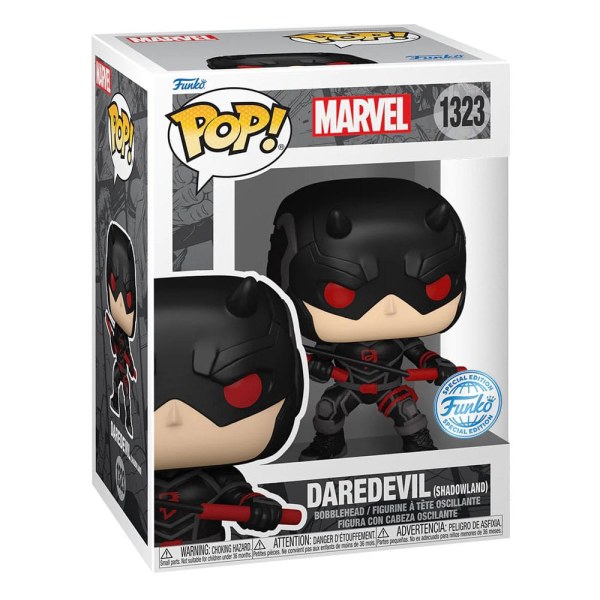 Figurine en vinyle Marvel POP! 1323 Daredevil (Shadowland) Édition spéciale 9 cm