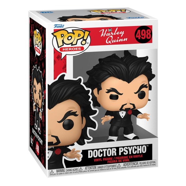 Figurine en vinyle Harley Quinn série animée POP! 498 Heroes Doctor Psycho 9 cm