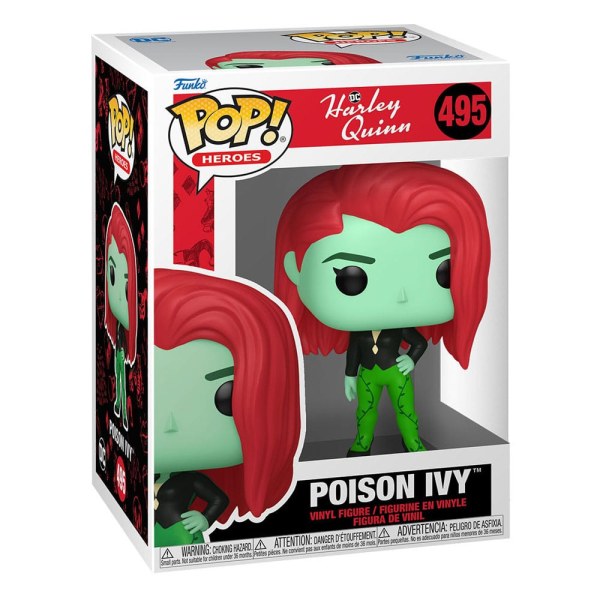 Figurine en vinyle Harley Quinn de la série animée POP! 495 Heroes Poison Ivy 9 cm