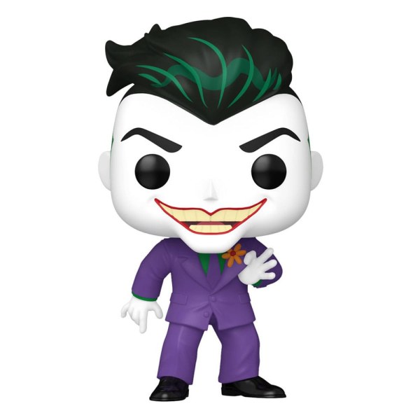 Figurine en vinyle Harley Quinn Série animée POP! 496 Heroes Le Joker 9 cm
