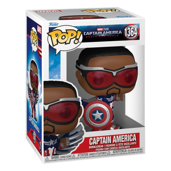 Figurine en vinyle Captain America Le Merida des Mondes POP! 1364 Films Captain America 9 cm