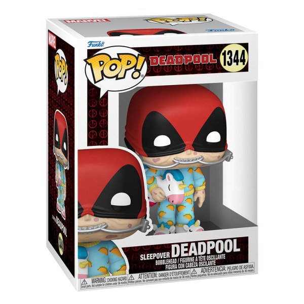 Figurine en vinyle POP! 1344 Parodie Deadpool Sleepover 9 cm
