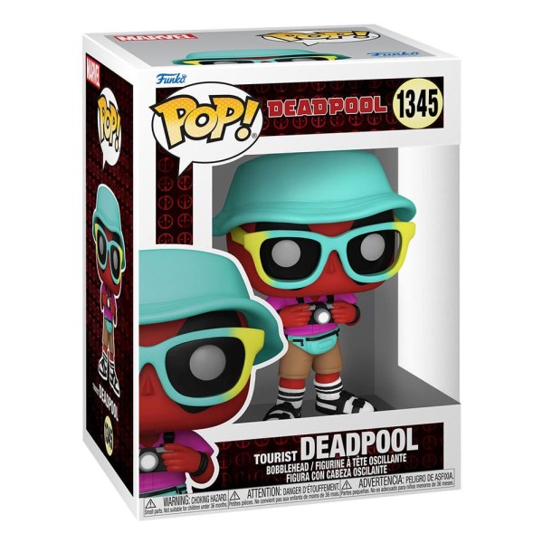 Figurine en vinyle POP! 1345 Parodie Deadpool Touriste 9 cm