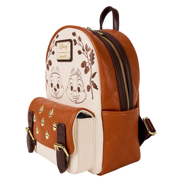 Mini sac à dos matelassé Tic et Tac - DISNEY LOUNGEFLY