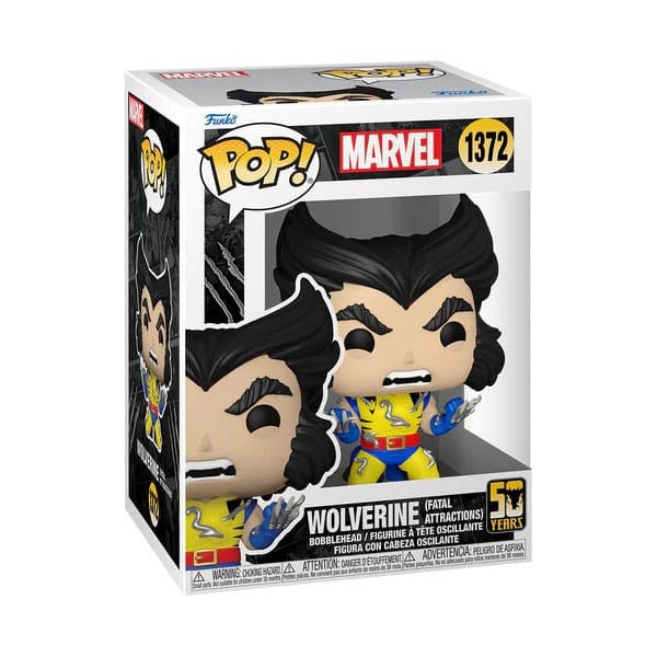 Figurine Marvel POP! 1372 Marvel Vinyl Wolverine 50e - Ultimate Wolverine avec Adamantium 9 cm