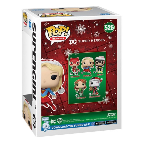Figurine en vinyle DC Comics POP! 526 Heroes Holiday '24 - Supergirl 9 cm
