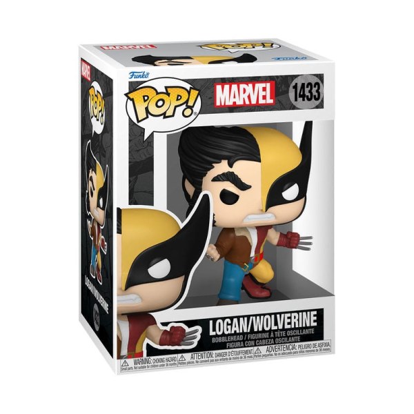 Figurine en vinyle Marvel POP! 1437 Split- Wolverine/Logan 9 cm