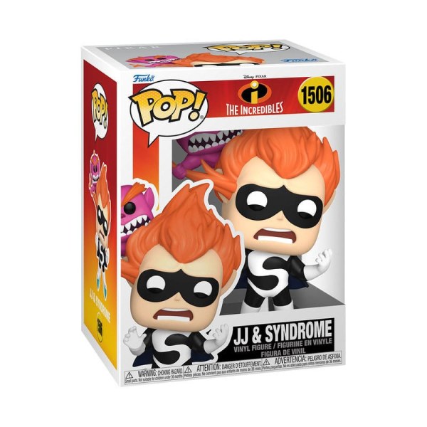 Les Indestructibles 20th Anniversary POP! 1506 Vinyl figurine JJ & Syndrome 9 cm