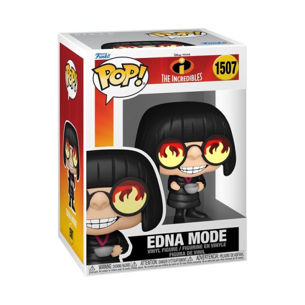 Figurine en vinyle POP! 1507 Les Indestructibles 20e anniversaire Edna Mode 9 cm