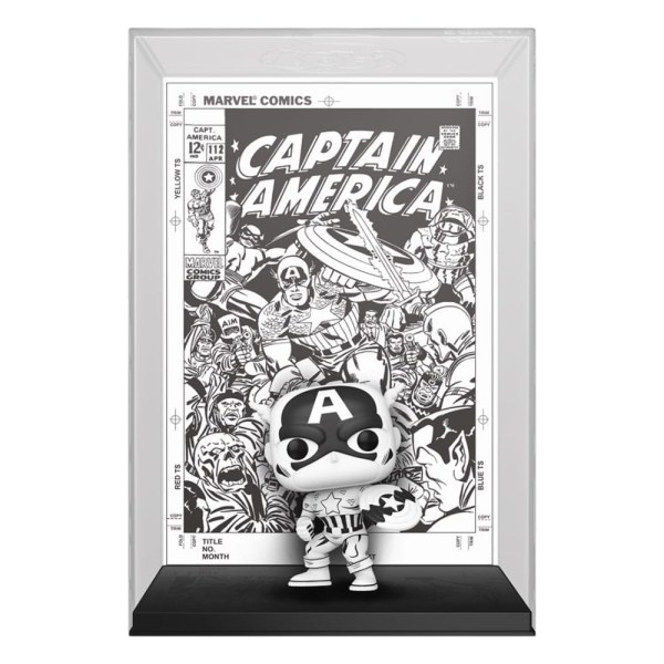 Figurine en vinyle Marvel 85e anniversaire POP! 61 Comic Cover Captain America 9 cm