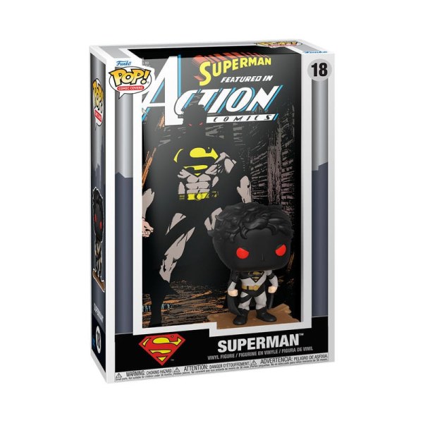 Figurine en vinyle DC Comics POP! 18 Comic Cover Action Comics n° 644 ? 9 cm