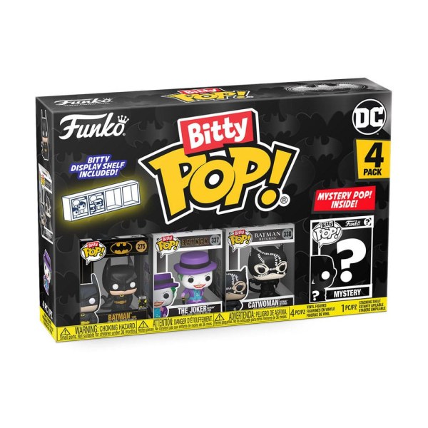 Batman 85th Anniversary pack 4 figurines Bitty POP! Vinyl Batman 2,5 cm