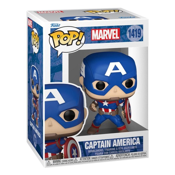 Figurine en vinyle Marvel New Classics POP! 1419 Captain America 9 cm
