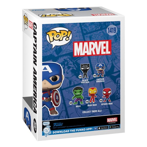Figurine en vinyle Marvel New Classics POP! 1419 Captain America 9 cm