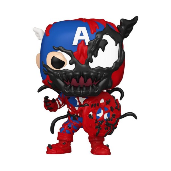 Figurine en vinyle Marvel POP! 1436 Carnageized - Captain America 9 cm