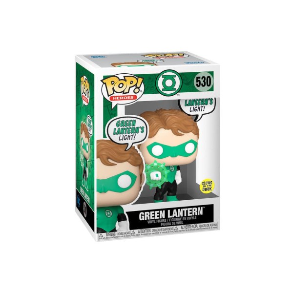 Figurine en vinyle DC Comics POP! 530 Heroes Green Lantern (Attention)(GW) 9 cm