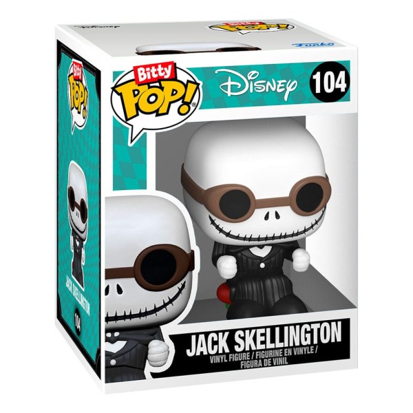 L'Étrange Noël de monsieur Jack POP! Rides Vinyl figurine Jack Skellington w/Snowmobile 2,5 cm