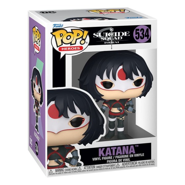 Suicide Squad Isekai POP! 534 Animation Figurine en vinyle Katana 9 cm