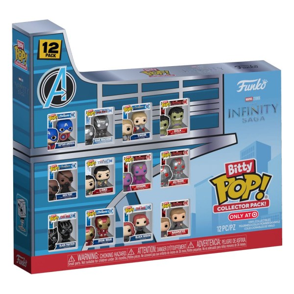 Marvel pack 12 figurines Bitty POP! Vinyl Infinity Saga 2,5 cm