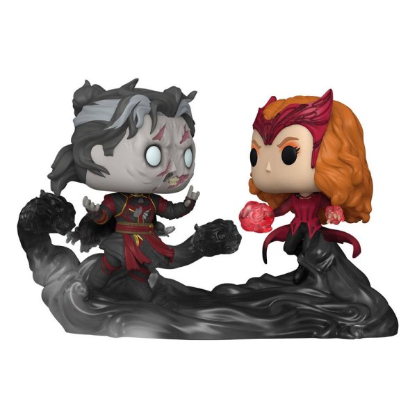 Docteur Strange dans le Multivers de la Folie pack 2 POP Moment! 1027 Figurines en vinyle Dead Strange & The Scarlet Witch 9 cm