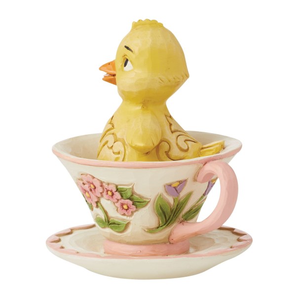 MINI POUSSIN DANS UNE TASSE À THÉ - JIM SHORE HEARTWOOD CREEK