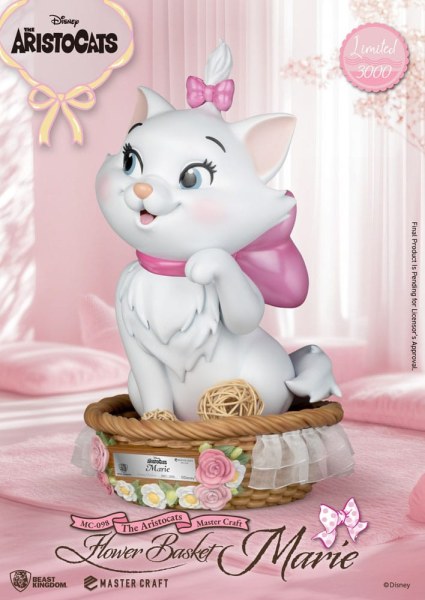 Statuette Marie Panier de Fleurs MasterCraft Les Aristochats 32 cm - Disney Aristochats