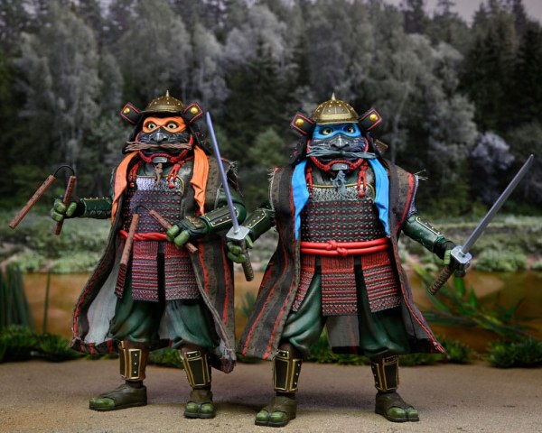Les Tortues Ninja 3 2-Pack figurines Leonardo & Michelangelo 18 cm