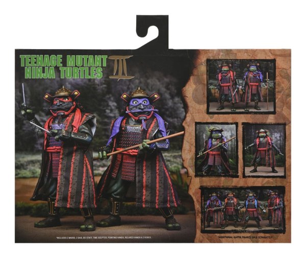 Les Tortues Ninja 3 2-Pack figurines Donatello & Raphael 18 cm