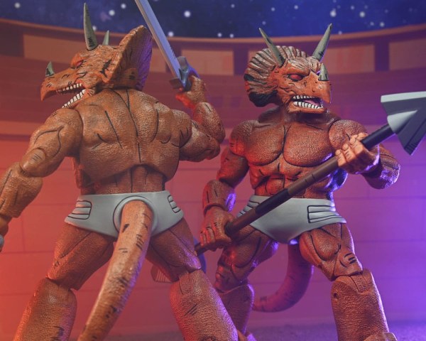 Tortues Ninja (Mirage Comics) figurine Triceraton Gladiator 21 cm