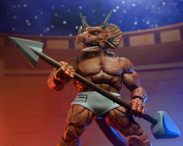 Tortues Ninja (Mirage Comics) figurine Triceraton Gladiator 21 cm