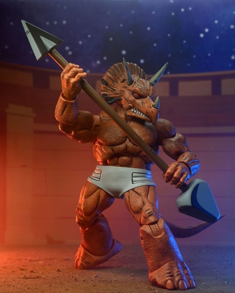 Tortues Ninja (Mirage Comics) figurine Triceraton Gladiator 21 cm