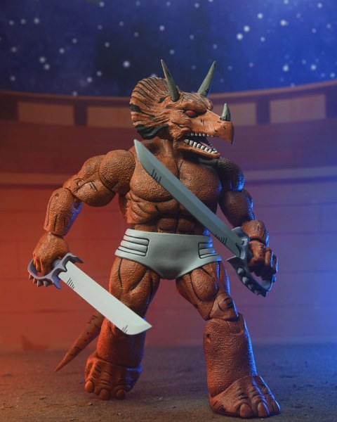 Tortues Ninja (Mirage Comics) figurine Triceraton Gladiator 21 cm