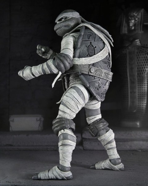Universal Monsters x Teenage Mutant Ninja Turtles pack 4 figurines Turtles Black & White 18 cm