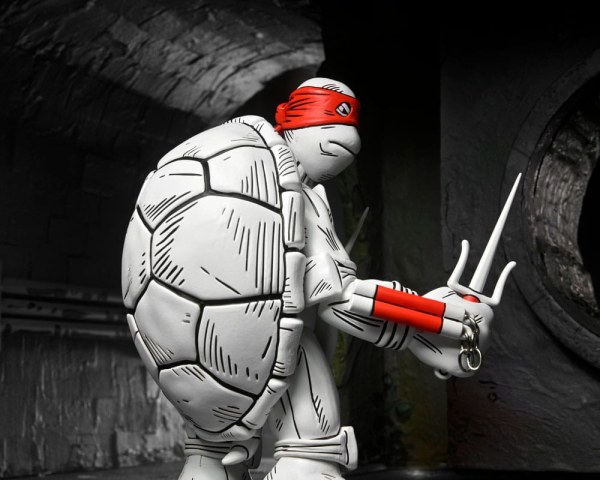 Tortues Ninja (Mirage Comics) pack 2 figurines Black and White First Turtles 18 cm