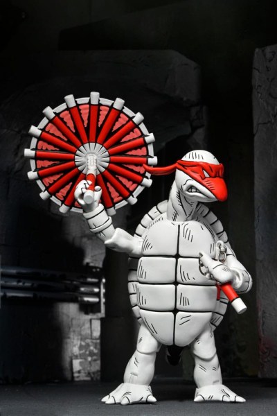 Tortues Ninja (Mirage Comics) pack 2 figurines Black and White First Turtles 18 cm