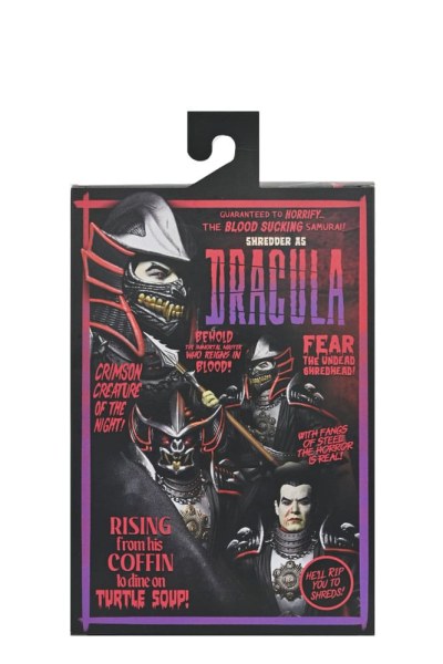 Tortues Ninja x Universal Monsters figurines Shredder as Dracula Classic Colors 18 cm