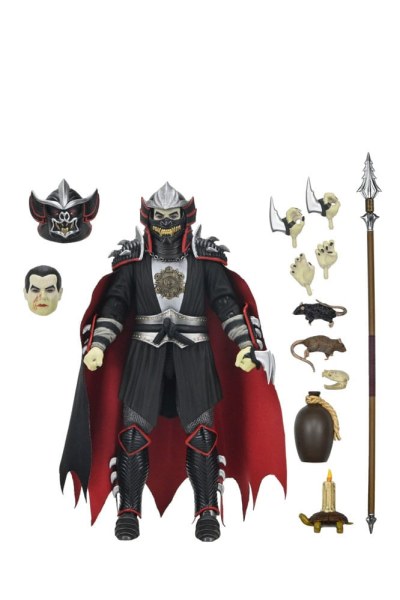 Tortues Ninja x Universal Monsters figurines Shredder as Dracula Classic Colors 18 cm