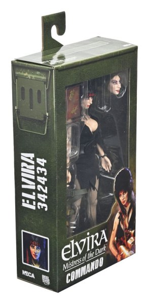 Elvira, maîtresse des ténèbres figurine Clothed Commando Elvira 20 cm