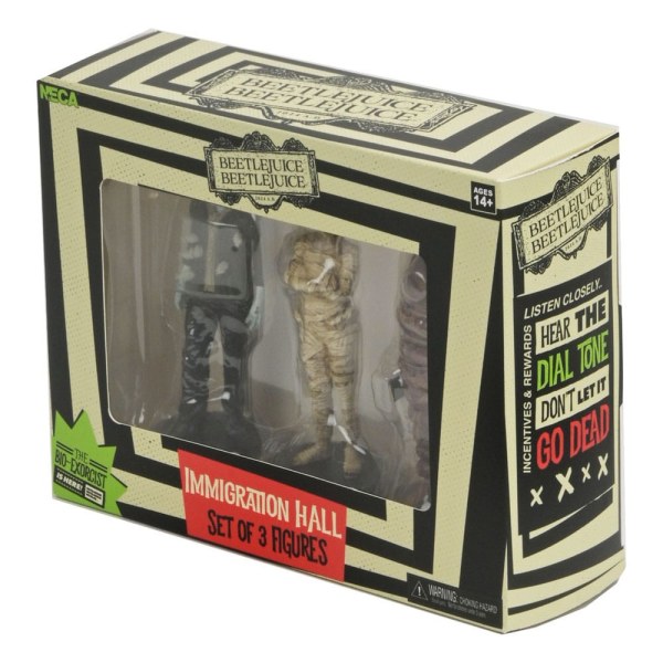 Beetlejuice Beetlejuice pack 3 figurines Immigration Hall 1 10 cm